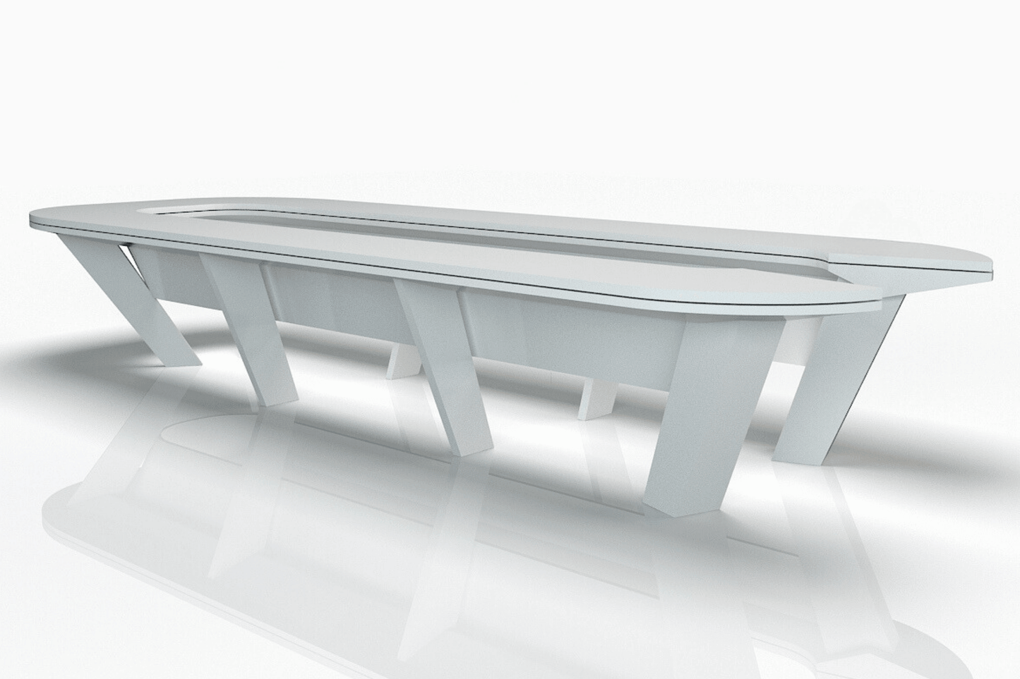 office conference tables 420cm white matt luxury 12person use solid surface stone furniture custom meeting table