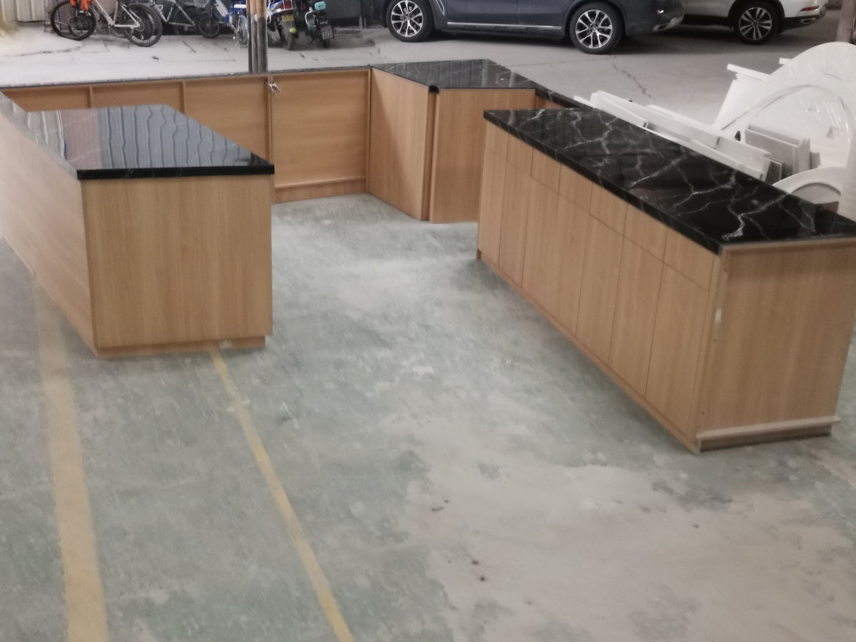 solid surface stone reception desk yhs 45