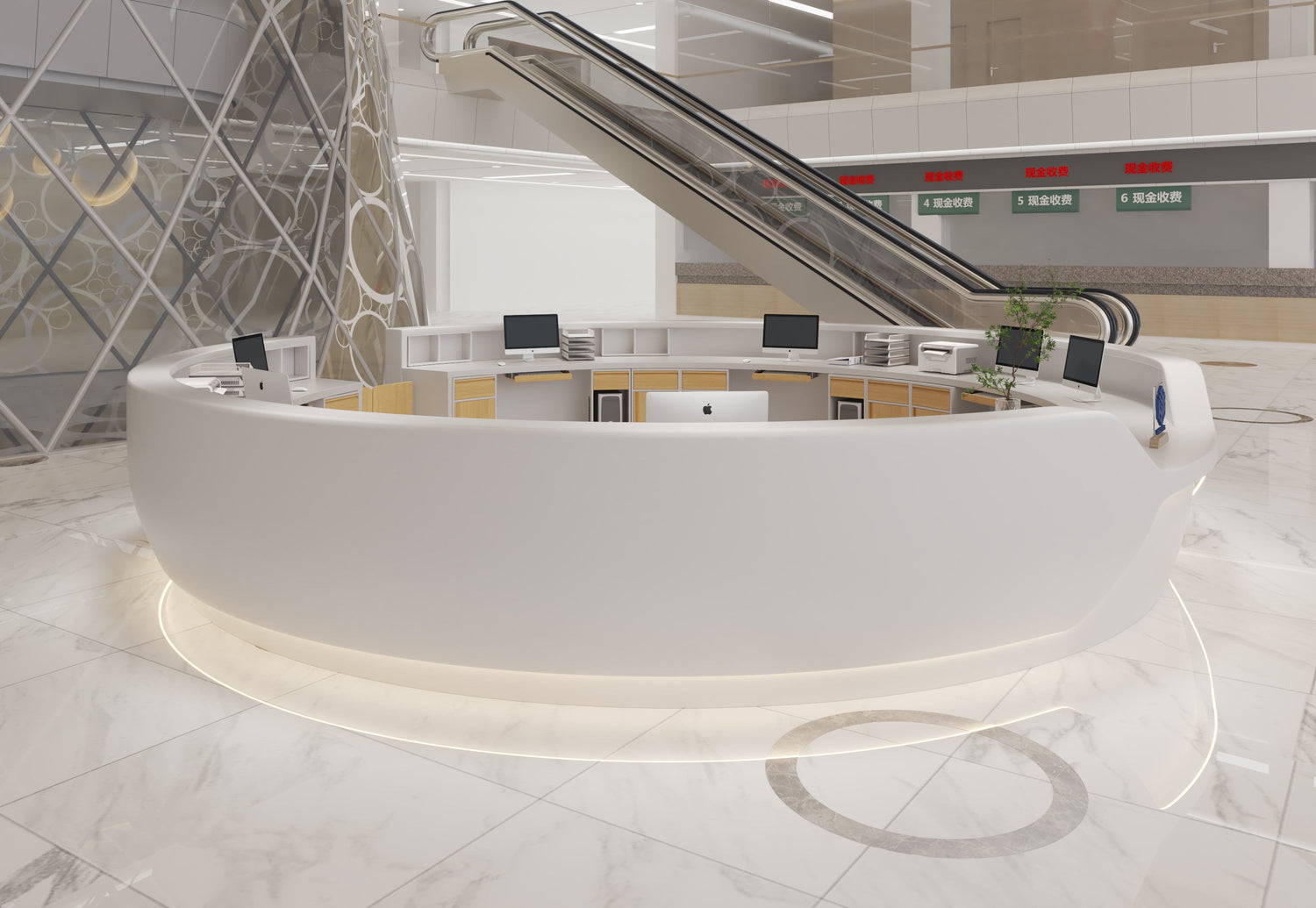 Hospital Reception Desks
