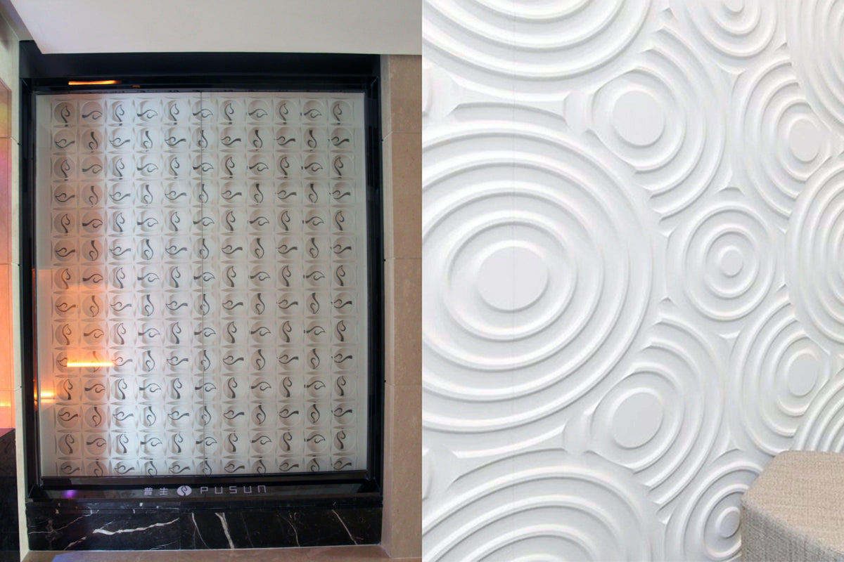 Custom solid surface commercial project furniture by YHS