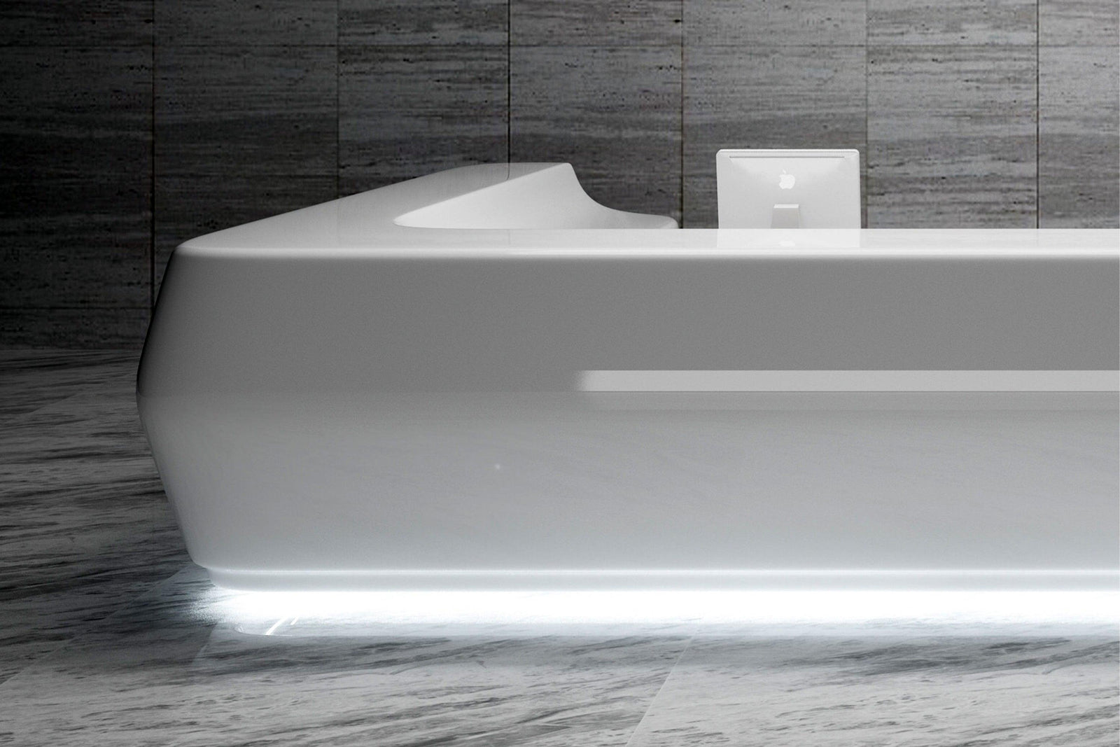 Custom Hospital Reception Desk