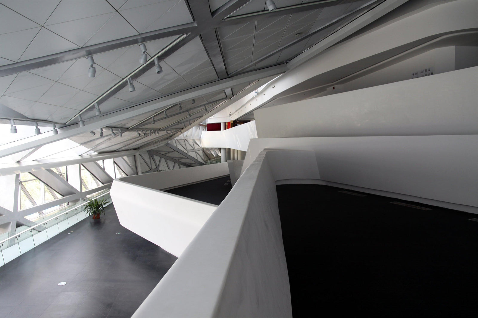 Matte White Solid Surface Spiral Staircase