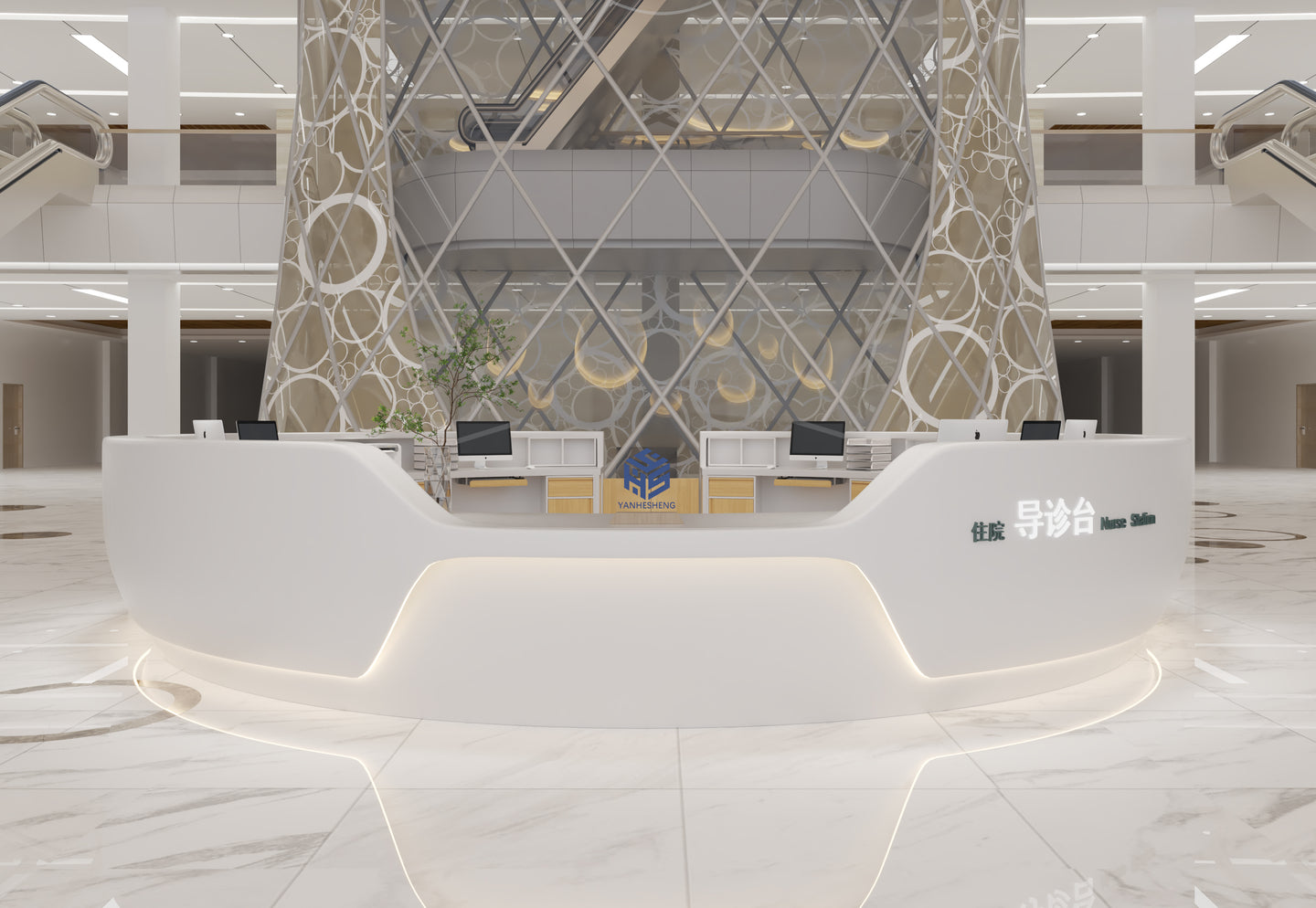 Healthcare counter and casework product family