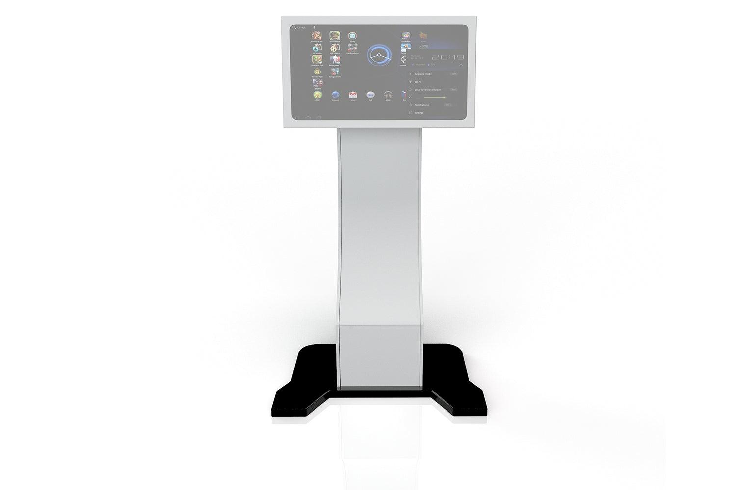Curved White Solid Surface Airport Check-In Counter in acrylic solid surface for custom B2B project furniture