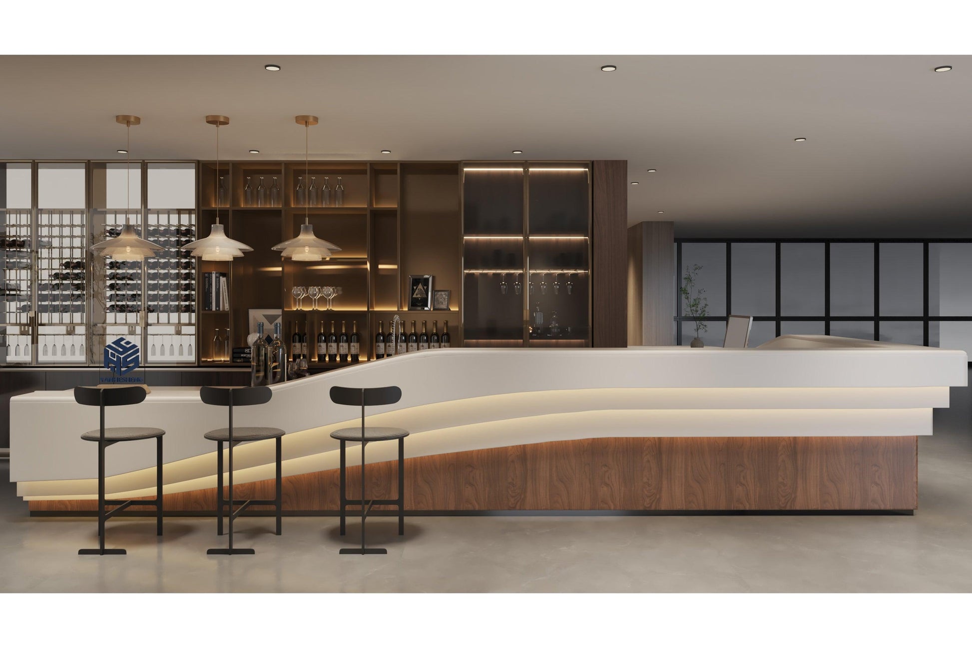 solid surface stone reception desk hospital reception counter white wood color