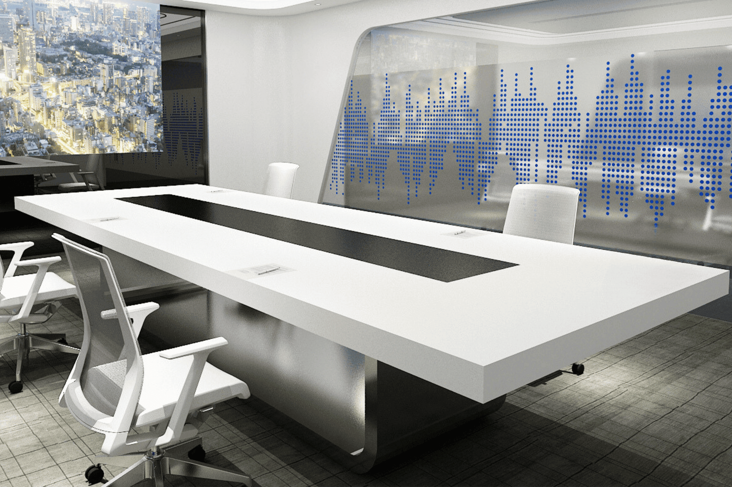 YHS conference table white countertop 18person use office
