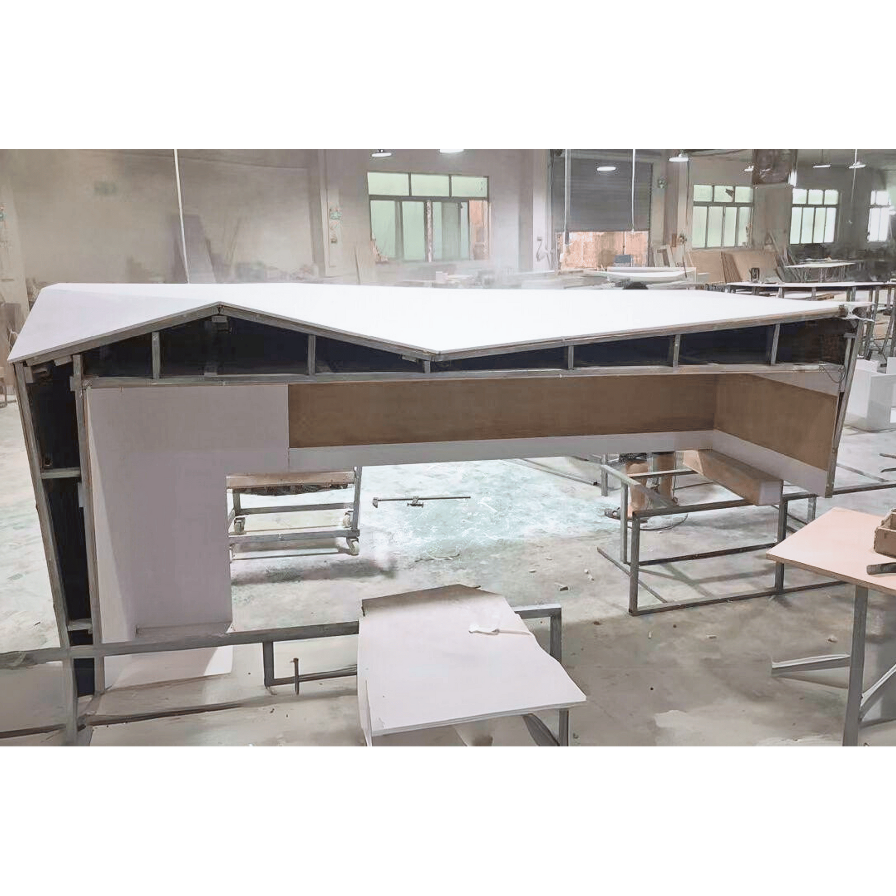 YHS custom solid surface furniture design and production planning