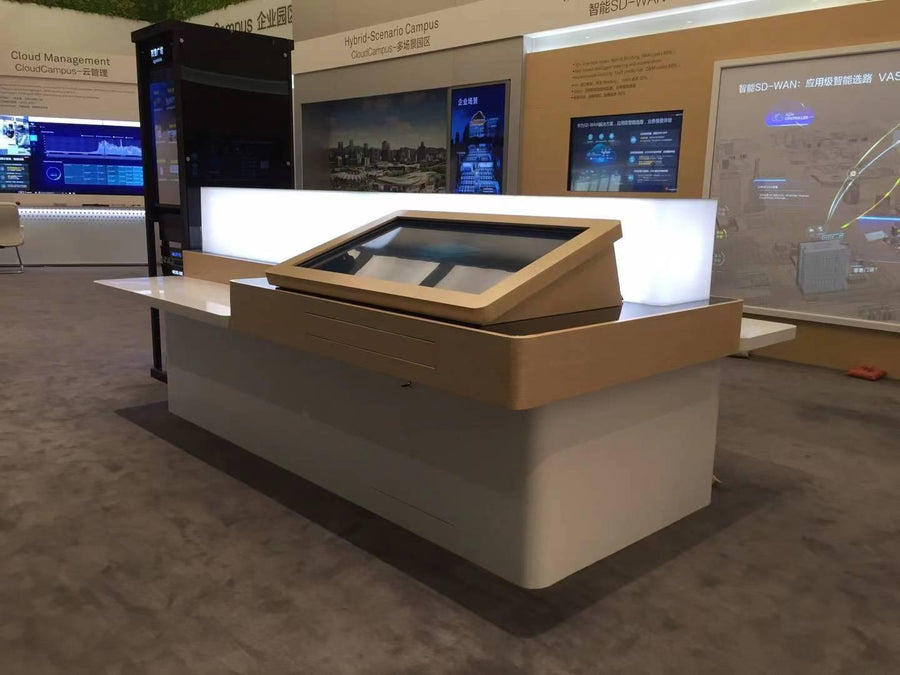 Scratch-Resistant Solid Surface Airport Check-In Counter