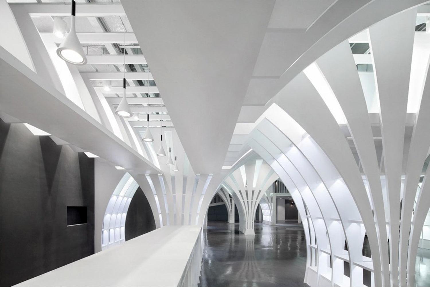 custom ceiling designs white matt solid surface stone custom furniture