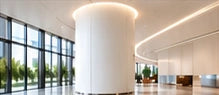 Concept illustration of circular column surrounds