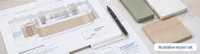 Illustrative record set; actual records follow the agreed project scope.. Approval for healthcare furniture planning; not a verified project or product specification.